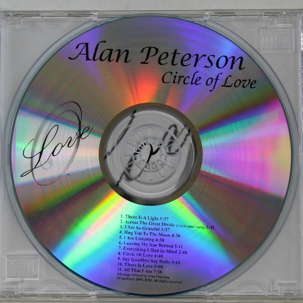 Alan Peterson - Circle Of Love CD (2009) Good Condition, Minor Scratches