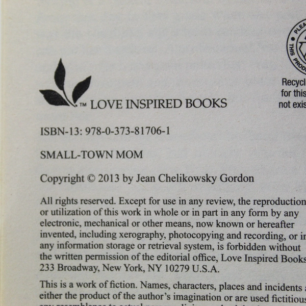 Lot of 3 Love Inspired Romance Books Harlequin Small Town Novels