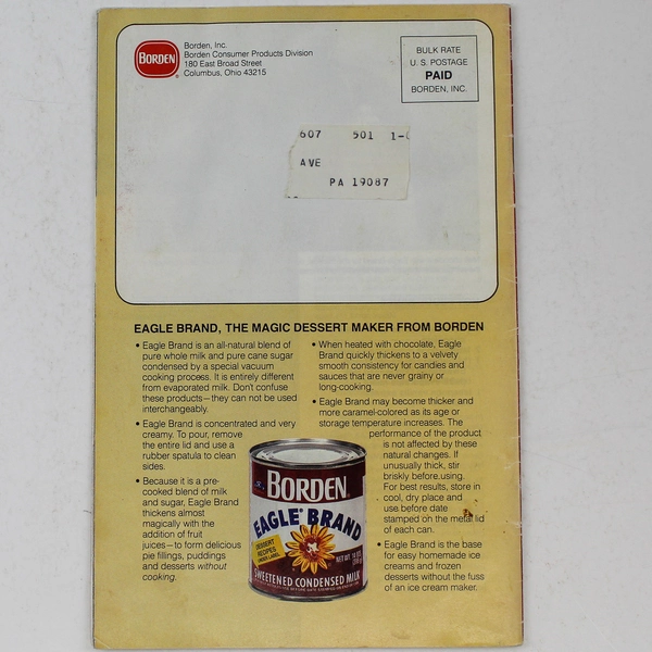 Delicious Desserts Made Easy by Borden 1981 Cookbook in Good Condition