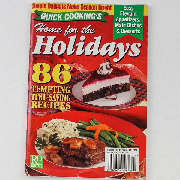 Home For The Holidays Cookbook: 86 Tempting Recipes, 2004 Edition
