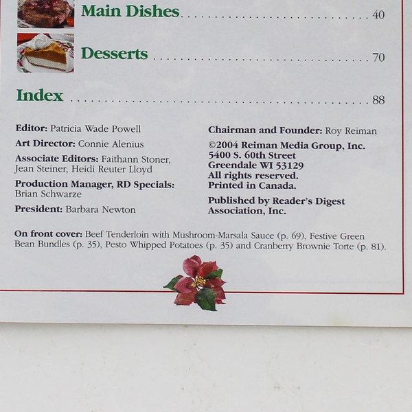 Home For The Holidays Cookbook: 86 Tempting Recipes, 2004 Edition