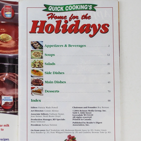 Home For The Holidays Cookbook: 86 Tempting Recipes, 2004 Edition