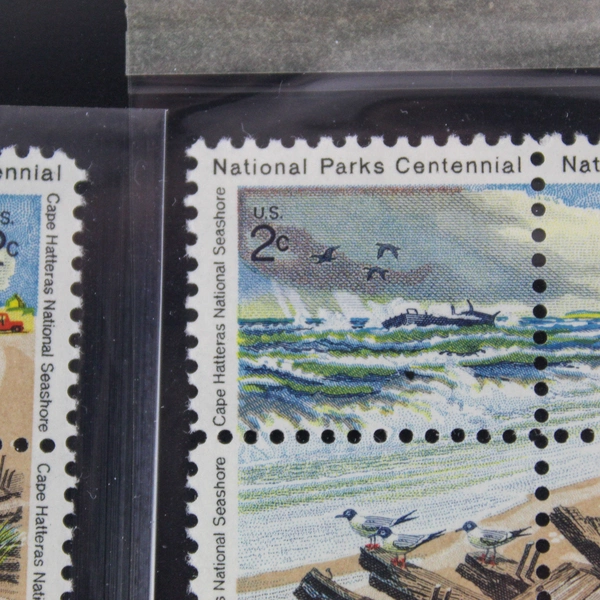 Lot of 10 MNH Plate Blocks of 4 National Parks Centennial 2c USPS Stamps