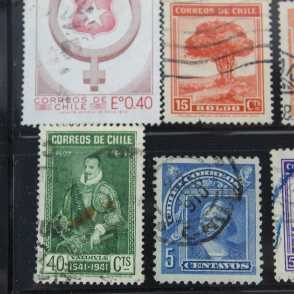 Lot of 44 Used South American Stamps - Argentina, Bolivia, Brazil & More
