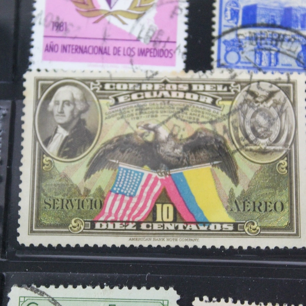 Lot of 44 Used South American Stamps - Argentina, Bolivia, Brazil & More