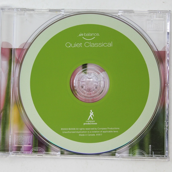 Quiet Classical Music CD by Compass Productions 2008 - Good Condition