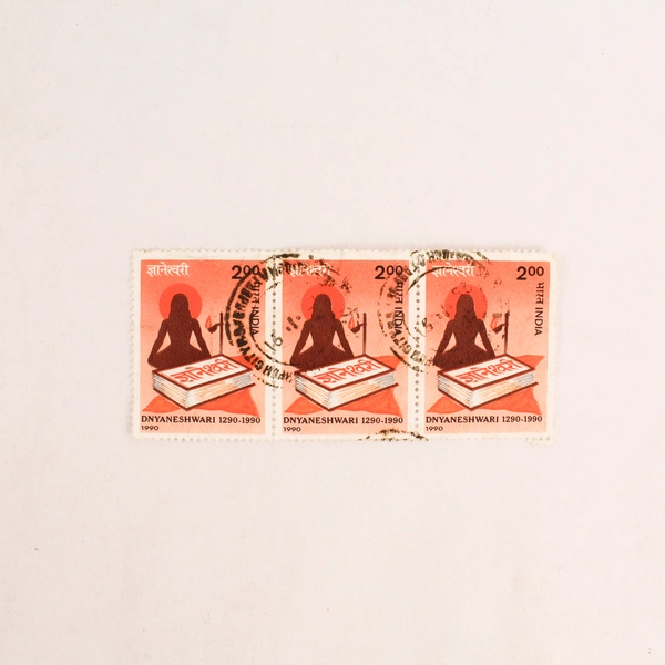 Lot of 40 Vintage Used Indian Stamps - Collectible Philately Items