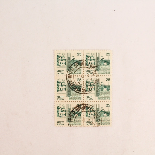 Lot of 40 Vintage Used Indian Stamps - Collectible Philately Items