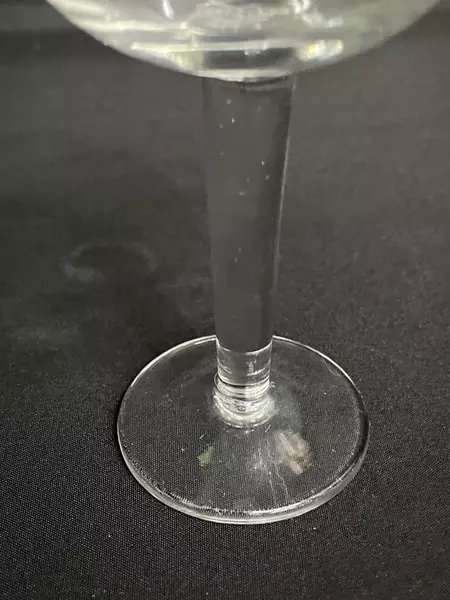 Lot of 3 Heavy Stemmed Crystal Cordial Glasses 5.25 Inch Drinkware