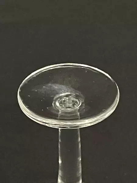 Lot of 3 Heavy Stemmed Crystal Cordial Glasses 5.25 Inch Drinkware