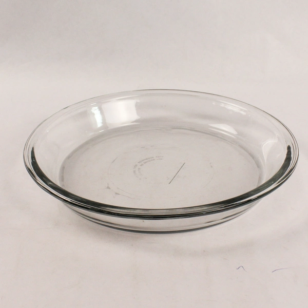 Clear Glass 9" Round Pie Plate Dish Pre-Owned Baking Essential