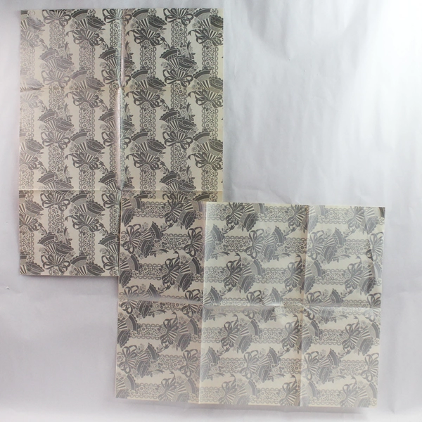 Lot of 4 Vintage CPS Wedding Gift Wrap Paper - Sealed & Unsealed Sheets