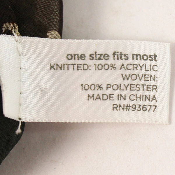 Lot of 2 Women's Camo & Brown Infinity Scarves - Pre-Owned, Stylish Accessories