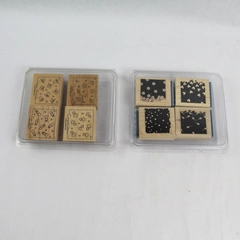 Lot of 8 Stampin' Up Rubber Stamps - Birthday, Baby, Thank You, Congrats!