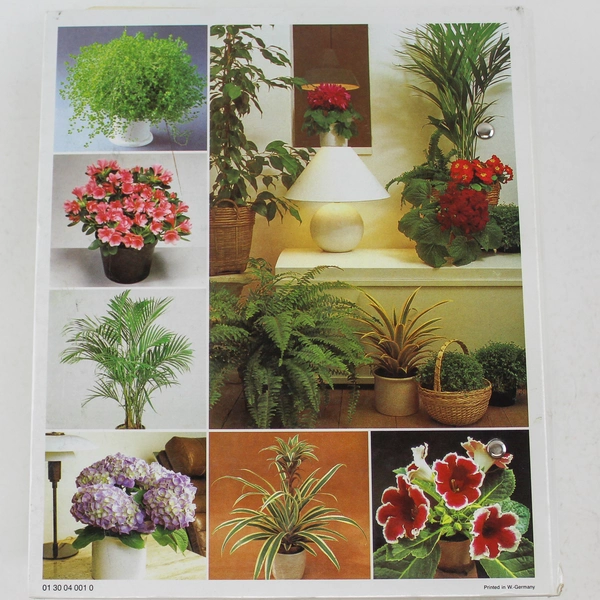 Success With House Plants 1985 Hardcover Illustrated Book - Missing Pages