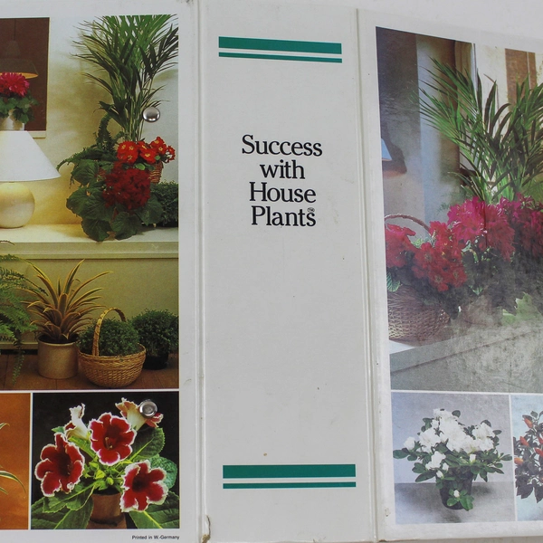 Success With House Plants 1985 Hardcover Illustrated Book - Missing Pages
