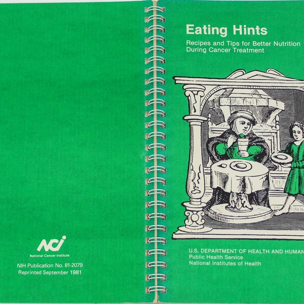 Eating Hints: Nutrition Tips & Recipes for Cancer Patients, 1981 Book