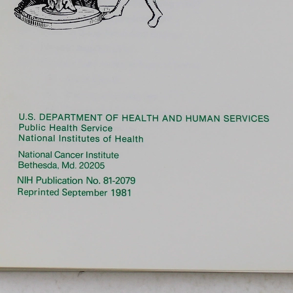 Eating Hints: Nutrition Tips & Recipes for Cancer Patients, 1981 Book