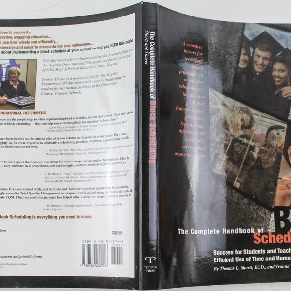 The Complete Handbook of Block Scheduling with CD-ROM - Good Condition
