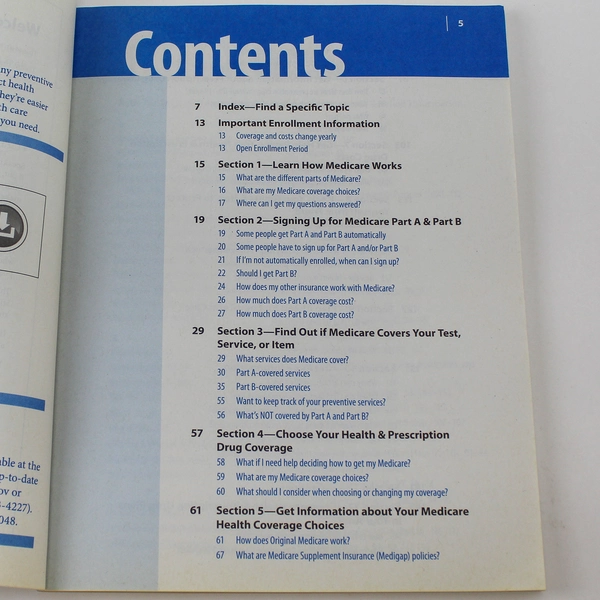 Medicare And You 2014 Book - U.S. Government Handbook - Good Condition