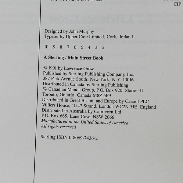 The Seventh Old House Catalogue by Lawrence Grow 1991 PB - Good Condition