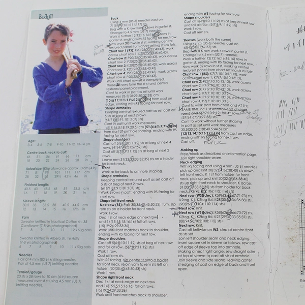 Beresford Beach Kids In Knits by Louisa Harding Yarns - Good Condition