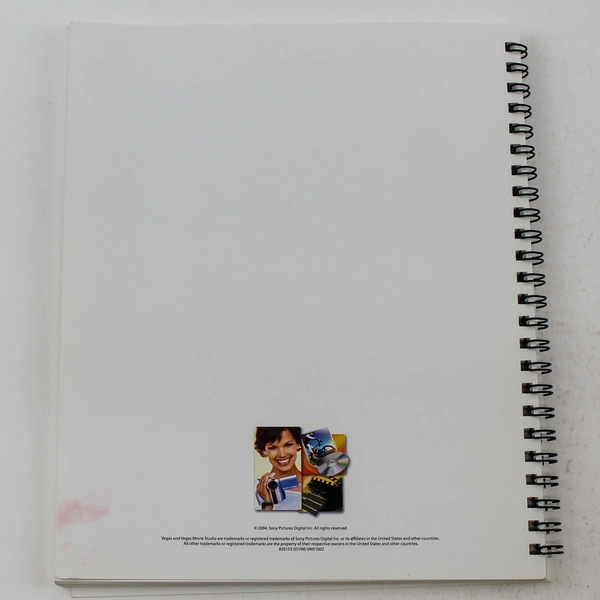 Vegas Movie Studio & DVD Quick Start Manual 2004 Sony Pictures Digital