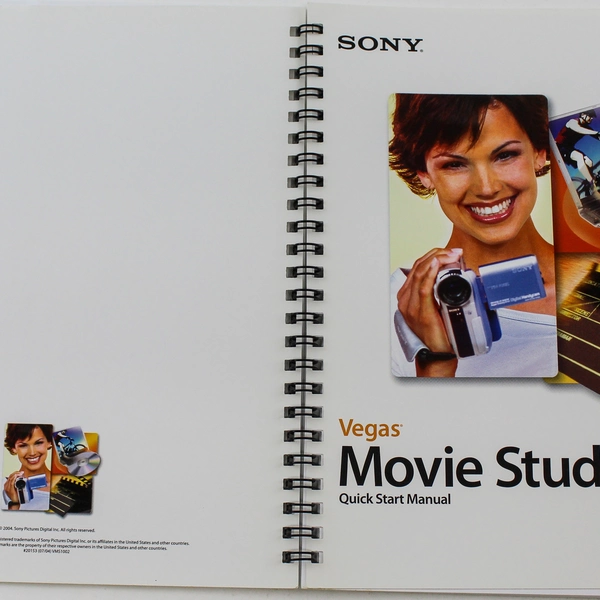 Vegas Movie Studio & DVD Quick Start Manual 2004 Sony Pictures Digital
