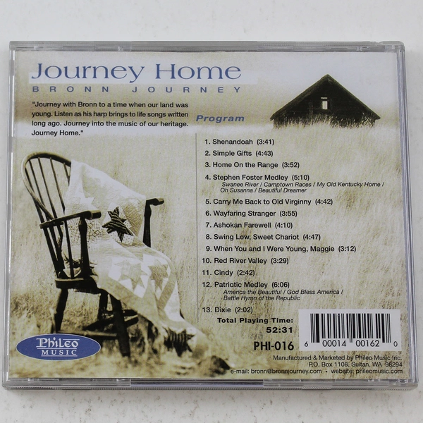 Signed Bronn Journey "Journey Home" CD - Good Condition, Bent Inlay