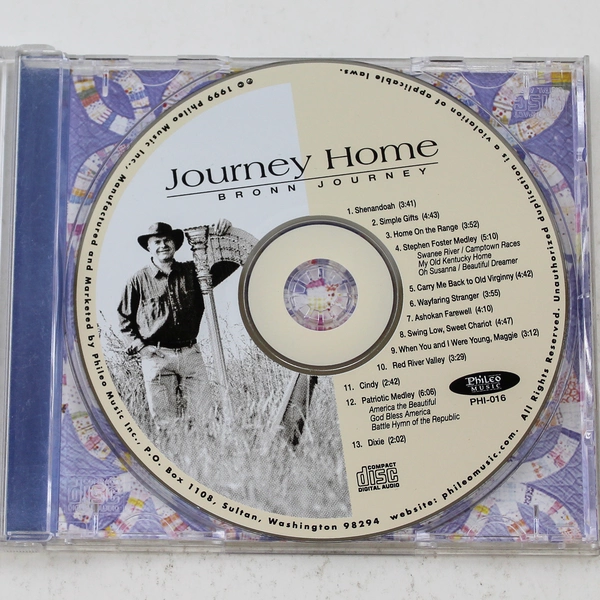Signed Bronn Journey "Journey Home" CD - Good Condition, Bent Inlay