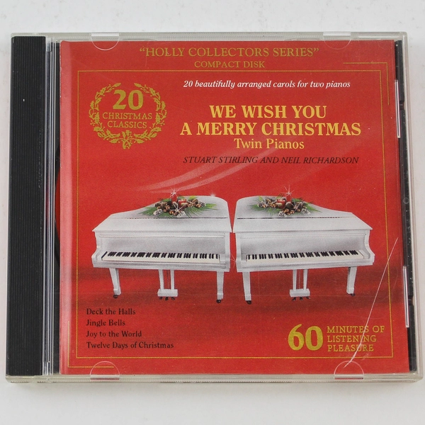 We Wish You A Merry Christmas CD by Twin Pianos - Good Condition, Cracked Case