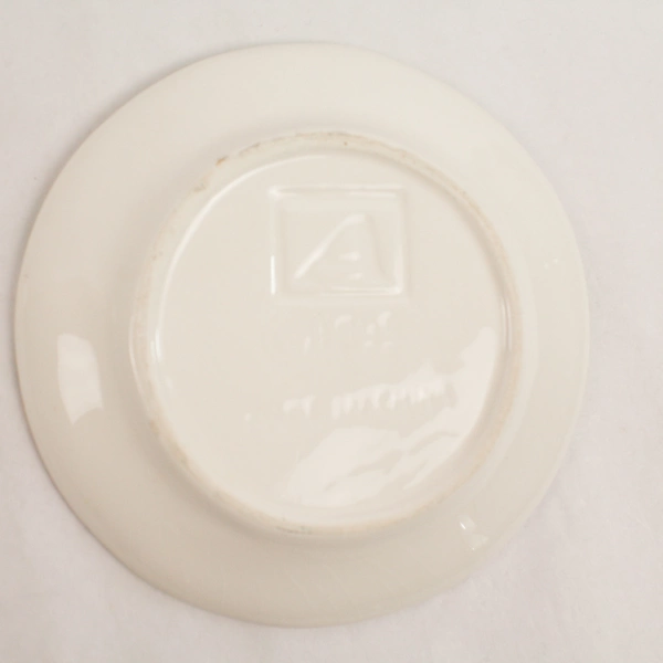 Lot of 4 1995 Ceramic Easter Snack Plates Children's Tea Set Decor