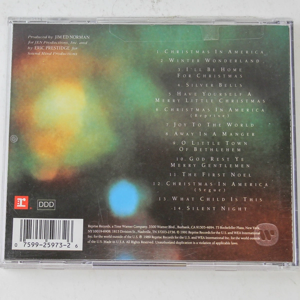 Kenny Rogers Christmas In America CD 1991 Reprise Good Condition