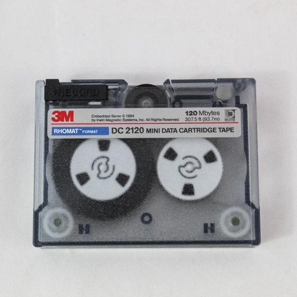 Lot of 2 Vintage 3M DC2120 Rhomat Mini Cartridges 120MB Irwin-80 Format
