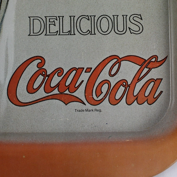 Vintage Coca Cola Tray 1909 Lady in Hat Hamilton King Collectible 15"