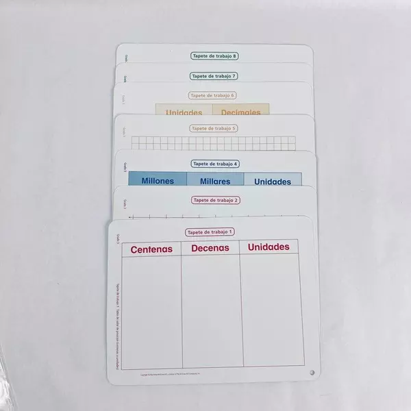 Lot of MacMillian McGraw-Hill WorkMats for Grade 3 Math - Missing Mat 3