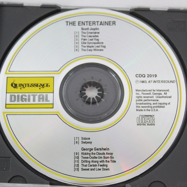Scott Joplin Piano Rags CD - The Entertainer & Gershwin Hits - Pre-Owned