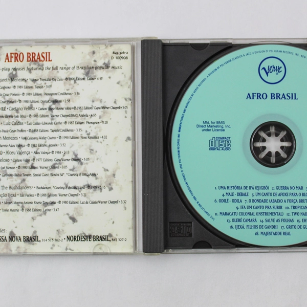 CD Album Afro Brasil 1990 Phonogram France Pre-Owned Untested