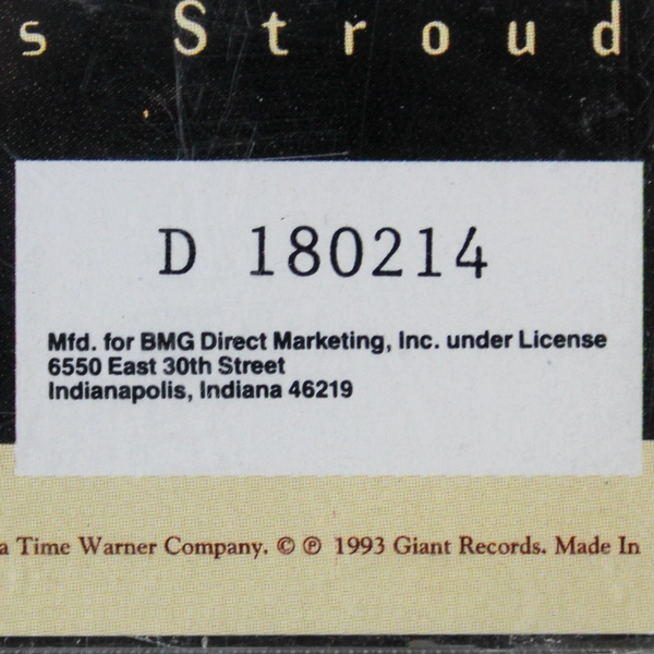 Clay Walker Self-Titled CD 1993 Giant Records Pre-Owned Scratched Disc