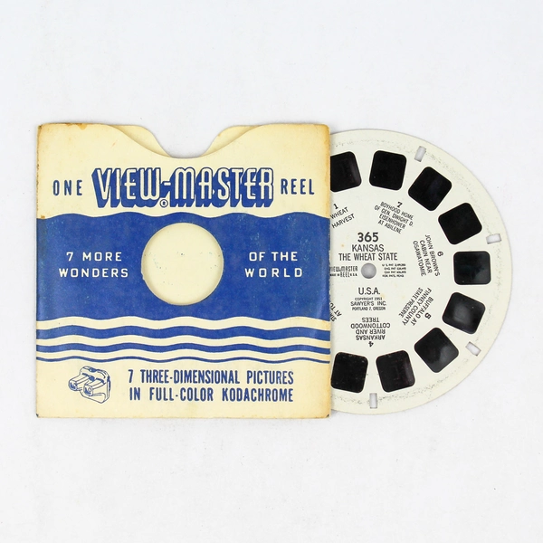 Vintage Sawyer's ViewMaster Reel 365 Kansas The Wheat State - As Is