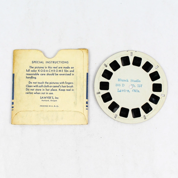 Vintage Sawyer's ViewMaster Reel 365 Kansas The Wheat State - As Is