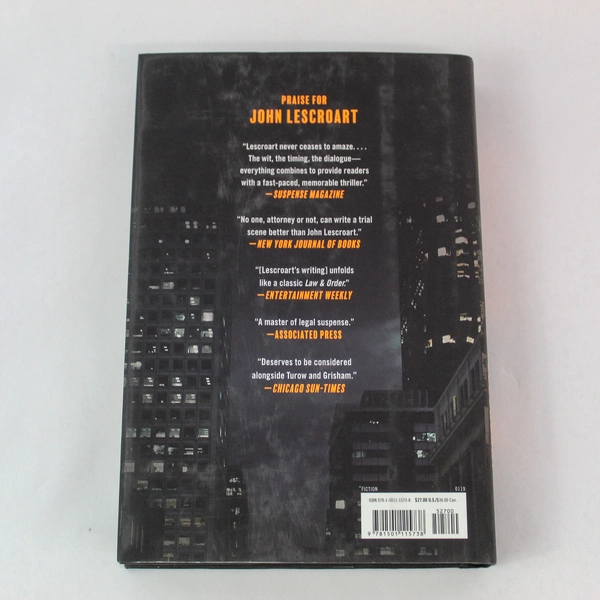 The Rule of Law by John Lescroart Hardcover DJ Atria Books 2019 1st Ed