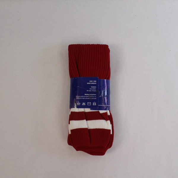 Score Red Soccer Socks King 10-13 NWT Nylon Blend Made in Mexico