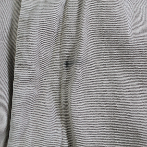 John Ashford Khaki Cotton Pants Size 36 Straight Leg Pre-Owned with Stains