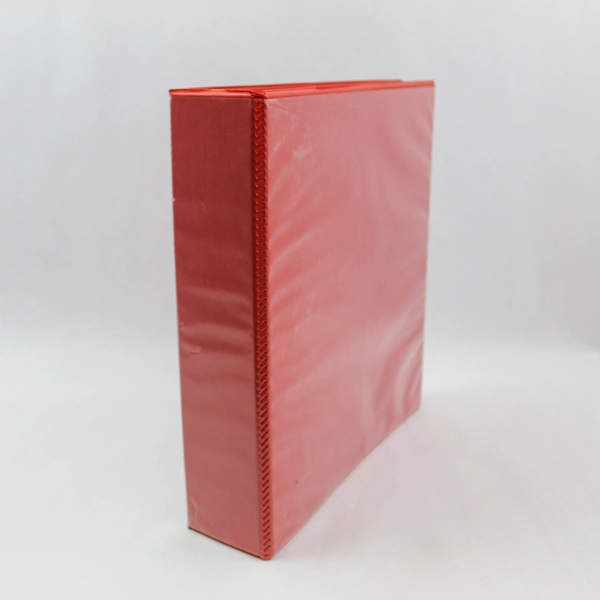 Wilson Jones 2 Inch 3 Ring Binder D Ring View Double Inner Pockets Red School