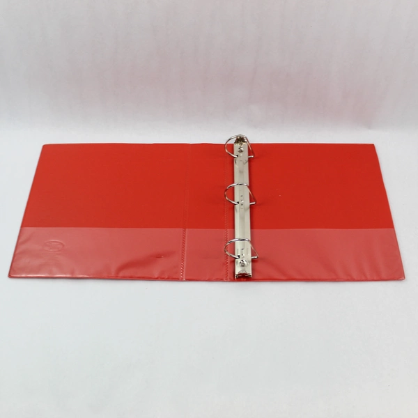 Wilson Jones 2 Inch 3 Ring Binder D Ring View Double Inner Pockets Red School