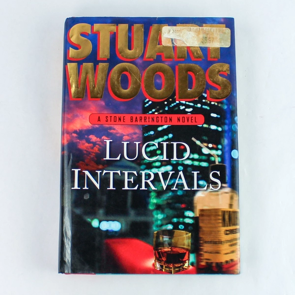 Lucid Intervals by Stuart Woods Hardcover Novel - Good Condition, Inscribed