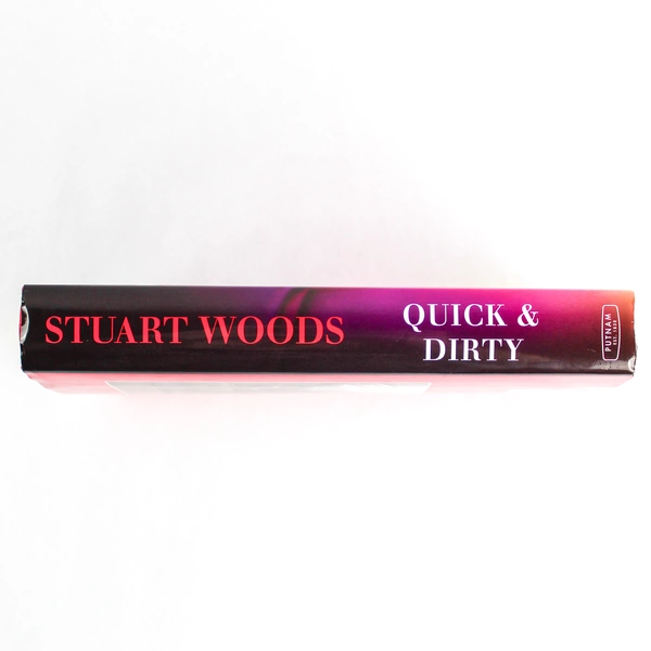 Stuart Woods Quick & Dirty Hardcover Book - Good Condition, Name Inside