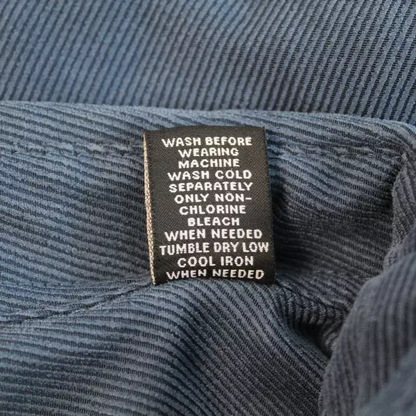 Via Europa Men's XL Blue Striped Long Sleeve Button-Up Shirt - Pre-Owned