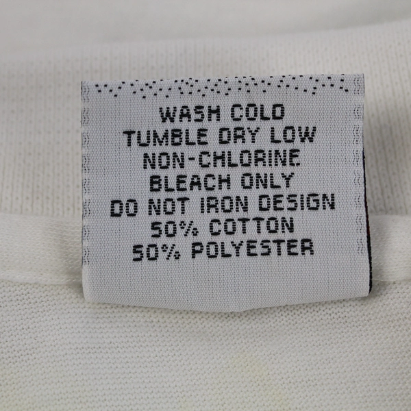 Vintage ScreenMates Men's 2XL White Knit Polo Shirt - Good Pre-Owned Condition